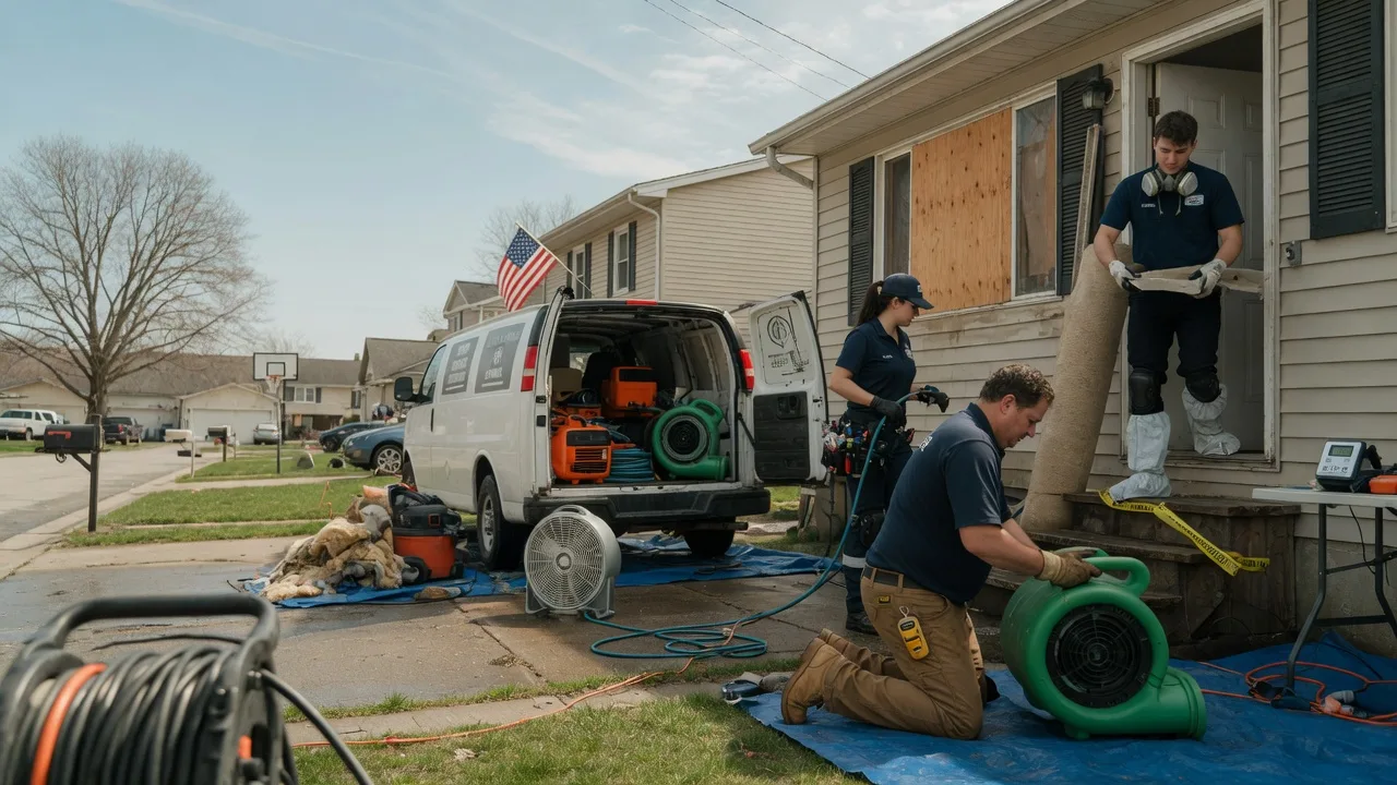 Water Damage Restoration in Perrysville, IN near me